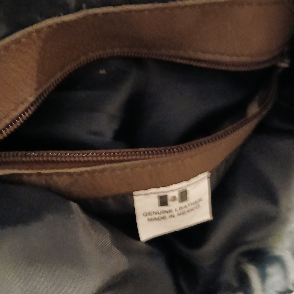 Unbranded Boho Brown Leather Shoulder Bag - Picture 9 of 12